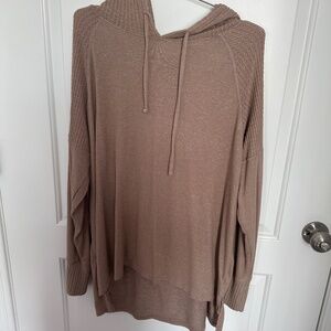Brown long sleeve top